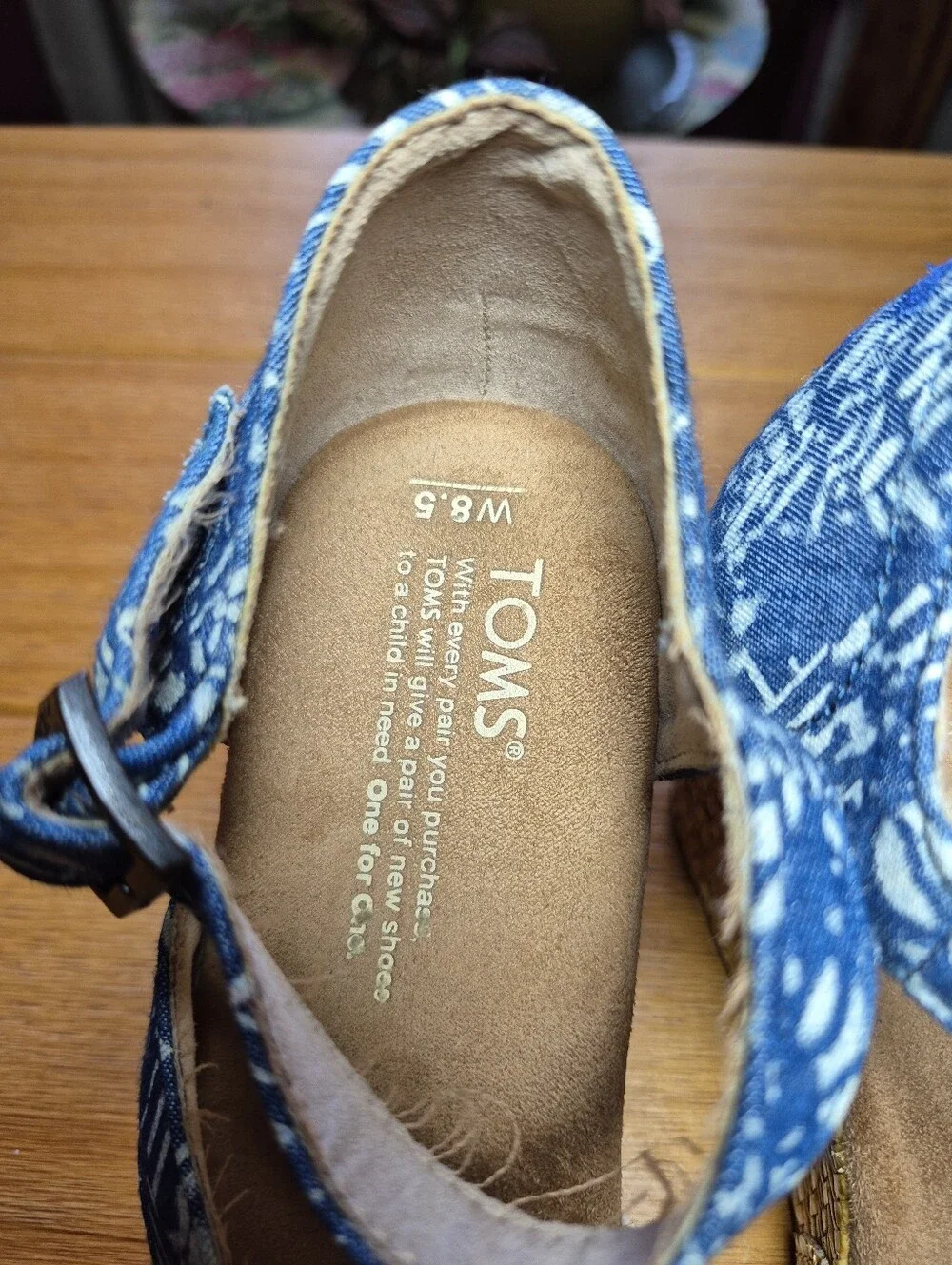 TOMS‎ Clarissa Wedge Sandals - Size 8.5